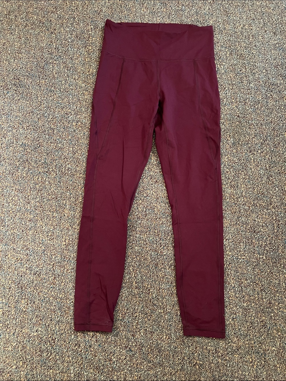 CRZ YOGA High-Waist Wine Leggings